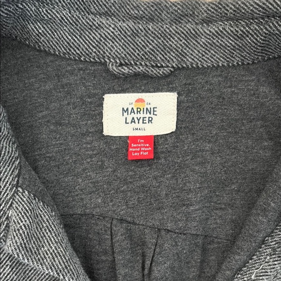 Marine Layer Gray Button-Up Shacket - Picture 3 of 5